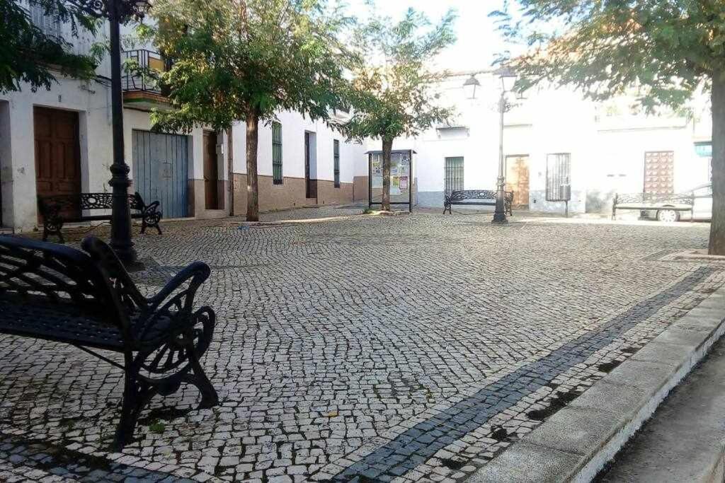 Casa con jacuzzi, sauna, bodeguita rociera y chimenea, de lujo Cabeza la Vaca Exterior foto